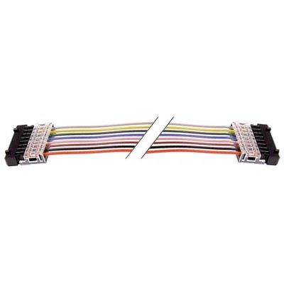 Cablu panglica cu 8 fire, mufat, L 800 mm - 400701
