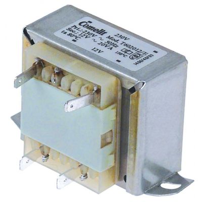 Transformator primar 230 V, secundar 12 V, 20 VA, 50/60 Hz - 400956