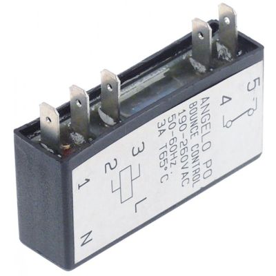 Releu - bounce control electronic L 80x17 mm, H 45 mm 180-260 V, 3 A, 50/60 Hz - 400958