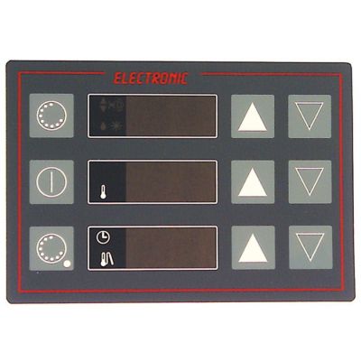 keypad foil L 160mm W 110mm 9 buttons