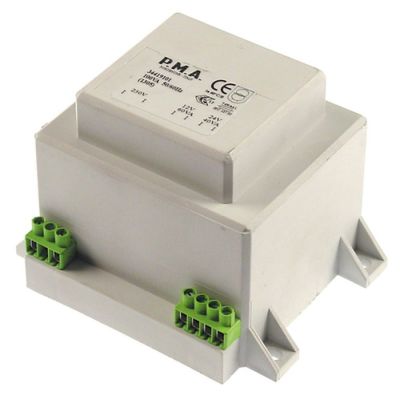 Transformator 60/40 VA, tensiune primar 230 V, 50 Hz, tensiune secundar 12/24 V, 5/1.7 A - 401267