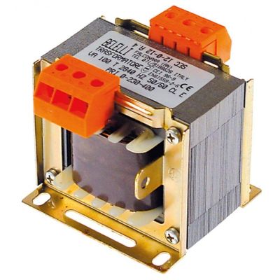 Transformator 100VA, primar 230/400V, secundar 12-0-12V (24V)