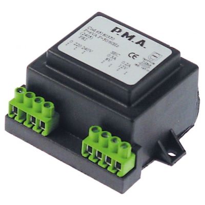 transformer primary 220/240V secondary 8/12V 6VA secondary 0.3/0.2A connection screw 50/60Hz