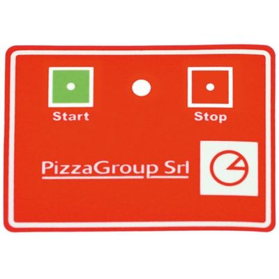 keypad foil dough rolling machine STP 30/40 P30/40/45/35 L 100mm W 80mm Start/Stop