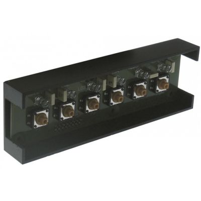 keypad PCB L 135mm W 43mm with housing buttons 6