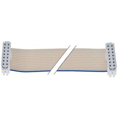 ribbon cable 14 -pole L 2500 mm plug type  raster size 2,54 mm