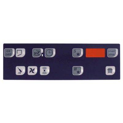 keypad foil blast chiller buttons 11 suitable for ZANUSSI L 238mm W 75mm