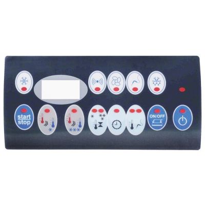 keypad foil blast chiller buttons 9 L 212mm W 102mm POLARIS