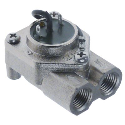 flow meter thread 1/4" stainless steel with LED male faston 2.8mm approval NSF