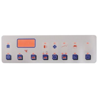 membrane keypad for ice maker buttons 8 suitable for SAGI L 200mm W 60mm