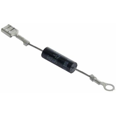 Dioda microunde tip HVM12, 9000V, L 95 mm, papuc 6,3 mm, inel M4 - 402029