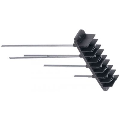 electrode bloc flange with thread total length 175mm probe length mm
