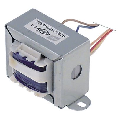 transformer primary 230VAC secondary 12VAC 60 VA H 50 mm L 45 mm W 74 mm connection cable 50/60Hz