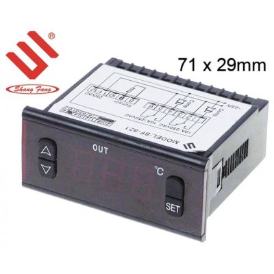 electronic controller type SF-821 28,5x70,5mm 230V AC AC1 (R1) 10A AC1 (R2) 10A
