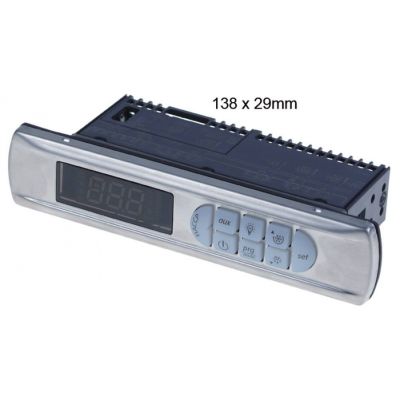 Termostat digital CAREL PBIFC0HND61, 230 V, 2 sonde NTC, cu 3 relee, montare 138x29 mm - 402160