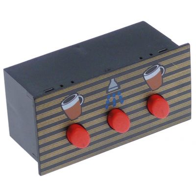 Tastatura cu 3 butoane, 96 x 48mm, ASTORIA - 402218