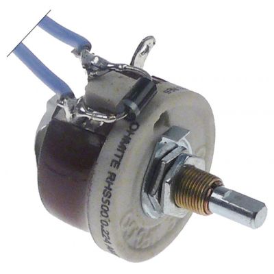 potentiometer 0,5KOhm rotation angle 270° RHS500 cable length 400mm shaft length 19mm