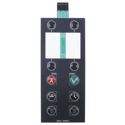 membrane keypad buttons 10 suitable for ANIMO for ComBi Line L 183mm W 78mm