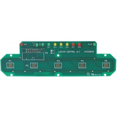 keypad PCB L 154mm W 49mm buttons 5