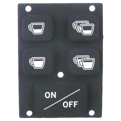 buttons strip buttons 5 L 88mm W 64mm
