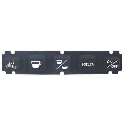 buttons strip buttons 5 L 156mm W 31mm
