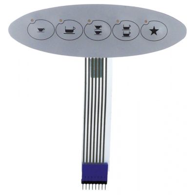 membrane keypad L 134mm W 39mm