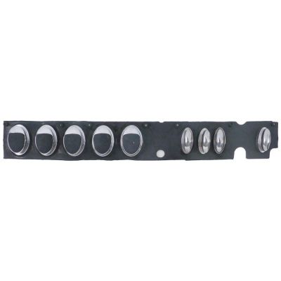 buttons strip mounting pos. right buttons 9 L 305mm W 42mm silver suitable for FAEMA for E92 A