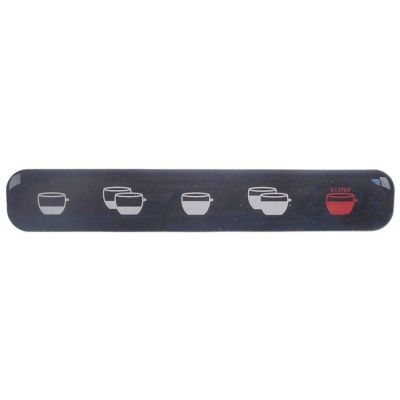 keypad foil black/white/red buttons 5 suitable for S.V. ITALIA L 118mm W 19,5mm