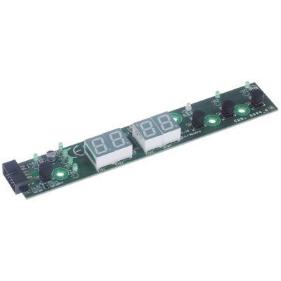 Placa electronica display 50581, cu 4 butoane, 185x30 mm - 402675
