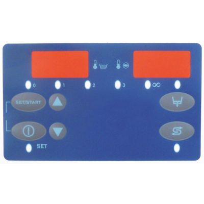 Folie tastatura cu 6 butoane, 134 x 79 mm - 402685