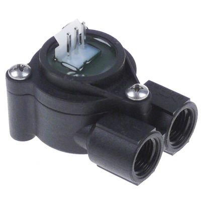 flow meter thread 1/4" plastic nominal-ø 1,15 mm plug-in connection approval NSF