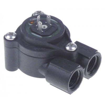 flow meter thread 1/4" plastic with LED nominal-ø 2,5 mm plug-in connection approval NSF