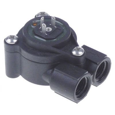 flow meter thread 1/4" plastic with LED nominal-ø 3,7 mm plug-in connection approval NSF