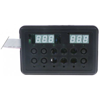 keypad unit dishwasher 37E/80E/81E/18ER/19E buttons 6 suitable for Dihr L 145mm W 90mm