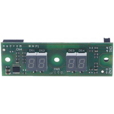 display PCB dishwasher DP45/50, 85 x 28 mm, green, 4 digits - 402929