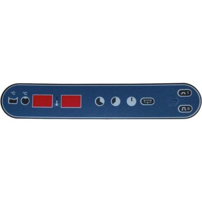 keypad foil dishwasher AL120/AL40/AL45 suitable for Aristarco L 253mm W 45mm