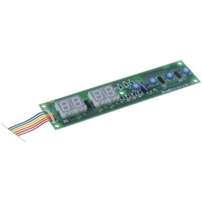 keypad PCB dishwasher AL40.28/AL1200 L 165mm W 38mm with digital display buttons 4