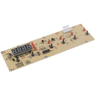 control PCB for induction device GIC2030 L 242mm W 69mm with digital display buttons 6