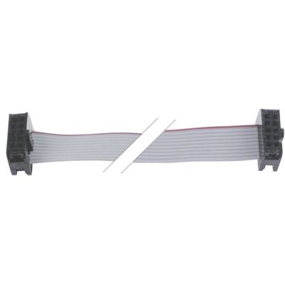 ribbon cable 10-pole L 1200mm plug type 2 row coded Qty 1m
