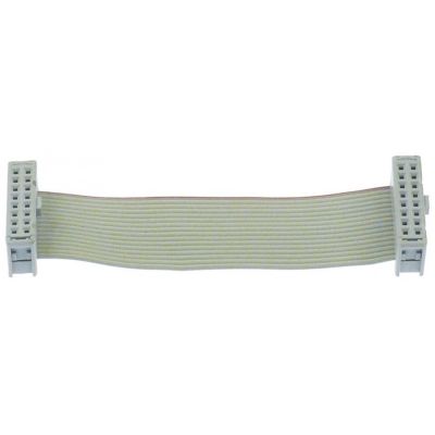 ribbon cable 16-pole, L 85 mm, plug type 2 row, coded