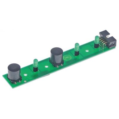 keypad PCB dishwasher L 126mm W 22mm buttons 3