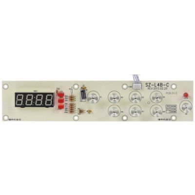 keypad PCB induction device GIC3035, L 247 x 53 mm, keypad connection 4 contact pins