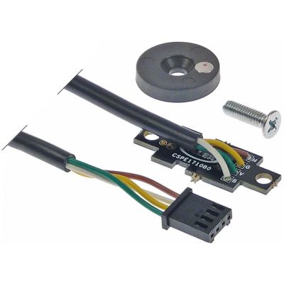 Hall sensor L 38mm W 8mm H 4mm mounting distance 34mm cable length 1000mm - 403435