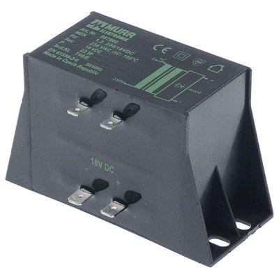 transformer primary 230V secondary 18V 22VA secondary DCA H 60mm L 95mm W 40mm 50/60Hz - 403471
