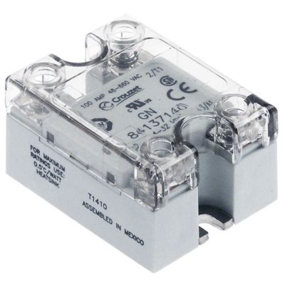 Releu de putere electronic - semiconductor SSR CROUZET type 84137140, 100 A, 58 x 49 mm - 403534