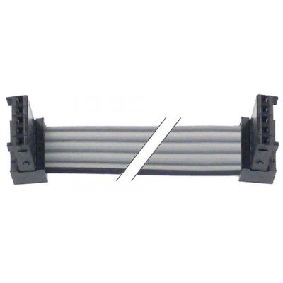 ribbon cable 5-pole L 1000mm plug type IDC-AUTOCOM HE14, 90° raster size 2,54mm - 403555