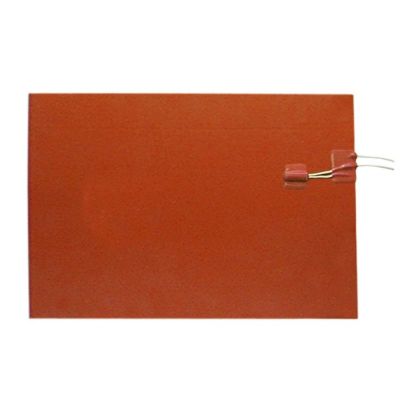 Rezistenta folie silicon rosu 400 x 290 mm, 500 W, 230 V, cu limitator de temperatura, temperatura maxima 140 °C, rezistenta plana autoadeziva - 415210