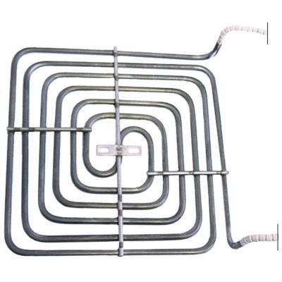 heating element 2000W 230V heating circuits 1 L 205mm W 205mm H 37mm tube ø 6,3mm mounting pos.