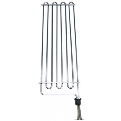 heating element 8000W 230/400V heating circuits 3 mounting pos. right M26x1,5 L 555mm W 177mm H 27mm