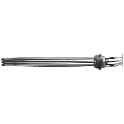 heating element 5000W 230V heating circuits 3 1½" L 345mm W 36mm H 23mm tube ø 6,3mm